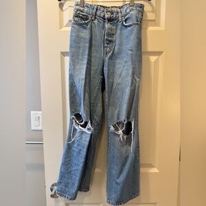 Free people wide leg jeans